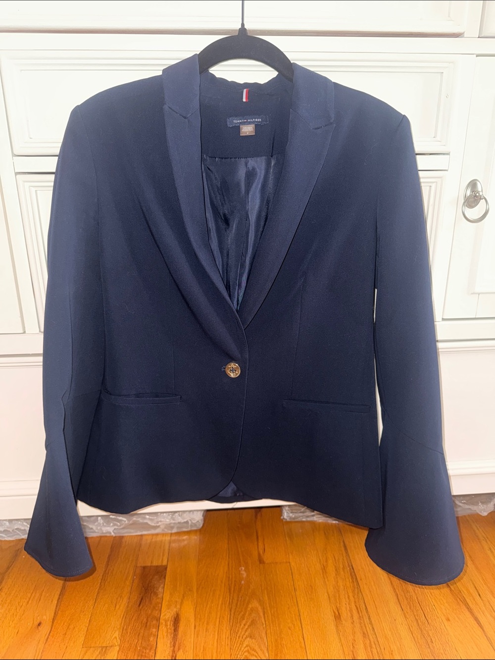 Tommy Hilfiger Dark Navy Single-Button Blazer